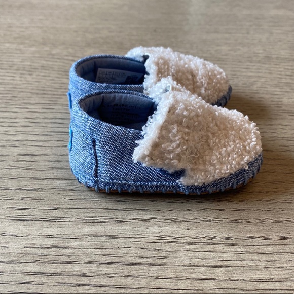 Chambray and Sherpa soft bottom Toms 2c - Picture 5 of 5